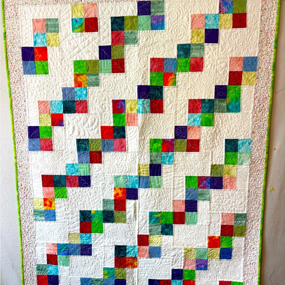 Hand made quilt for baby or wall hanging